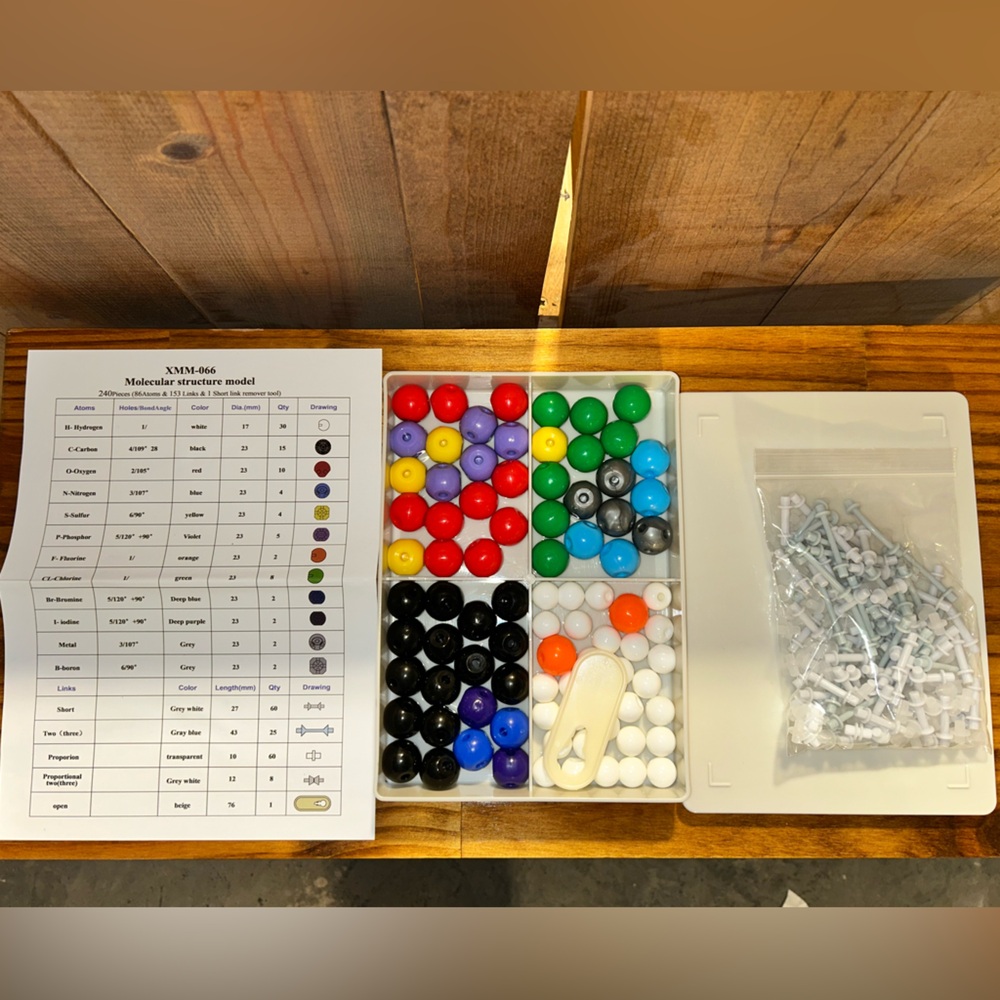 Molecular model kit